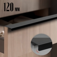 Ручка CAPPIO RT001BL, L=120 мм, м/о 96 мм, цвет черный Ручка CAPPIO RT001BL, L=120 мм, м/о 96 мм, цвет черный