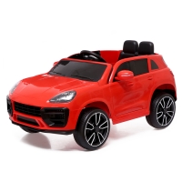 Электромобиль «Порш», 2 мотора, цвет красный Электромобиль «Порш», 2 мотора, цвет красный