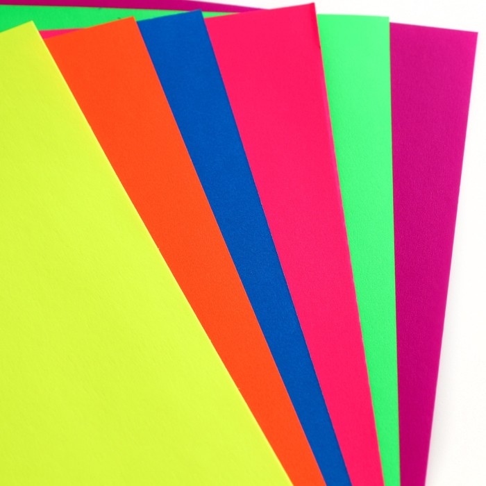 Картон цветной тонированный, А4, 6 листов, 6 цветов, немелованный, двусторонний, в пакете, 200 г/м&sup2;, Человек-паук