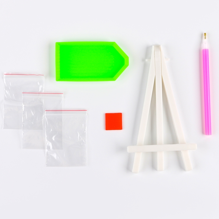 Алмазная вышивка &laquo;Сова-красавица&raquo;, с подставкой, с частичным заполнением