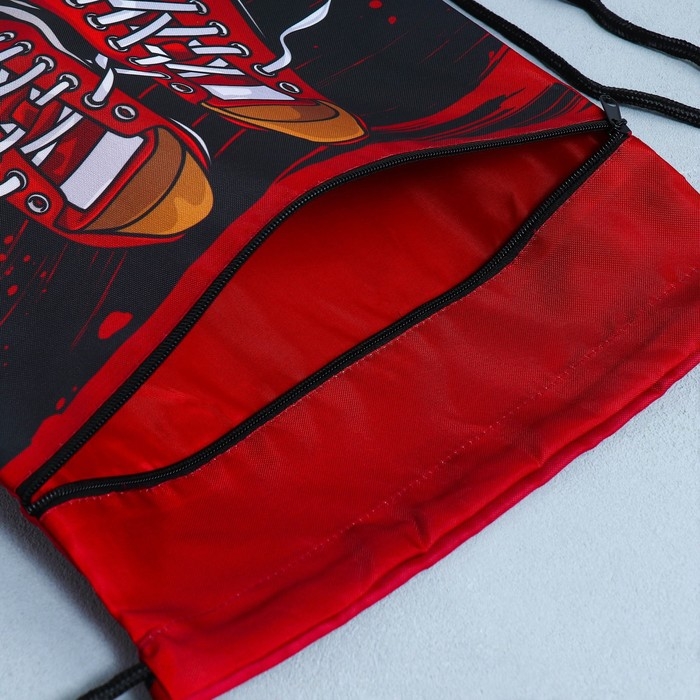 Мешок для обуви &laquo;Кеды&raquo; 2 секции, 30 х 40 см