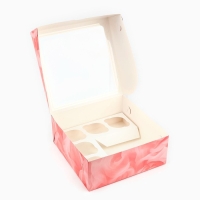 Коробка для капкейков &laquo;С любовью для тебя&raquo;, 25 &times; 25 &times; 10 см