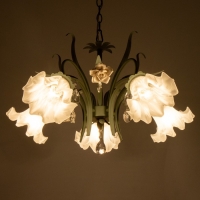 Люстра "Лиана" 5хЕ27 40Вт зелёный 45х45х40-90 см Люстра "Лиана" 5хЕ27 40Вт зелёный 45х45х40-90 см