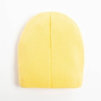 Шапка детская, цвет горчица, размер 46-48
