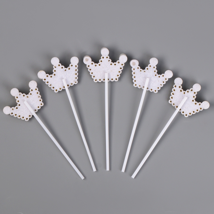 Набор топперов «Корона», набор 5 шт. Набор топперов «Корона», набор 5 шт.