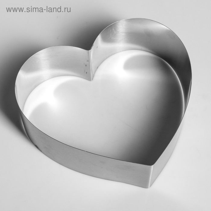 Форма для выпечки и выкладки &laquo;Сердце&raquo;, h-6,5 см, 20 х 20 см