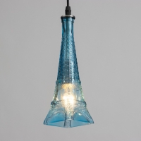 Светильник подвесной "Эйфель" Е14 40Вт синий 8х8х27-127см Светильник подвесной "Эйфель" Е14 40Вт синий 8х8х27-127см