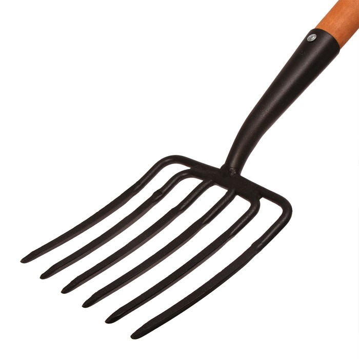 Вилы копальные, 6-рогие, деревянный черенок, «Премиум», Greengo Вилы копальные, 6-рогие, деревянный черенок, «Премиум», Greengo