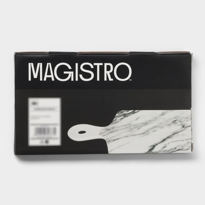 Блюдо фарфоровое для подачи Magistro Real Marble, 25×14 см Блюдо фарфоровое для подачи Magistro Real Marble, 25×14 см