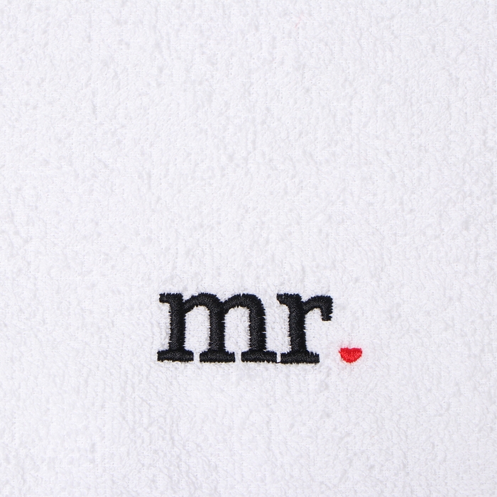 Набор полотенец Набор полотенец "Мистер и Миссис" 35х50 см-2 шт, 100% хлопок, 350 г/м2