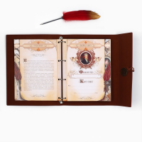 Родословная книга &laquo;Наш род&raquo;, с пером, 56 листов, бордо, 35 х 25 см