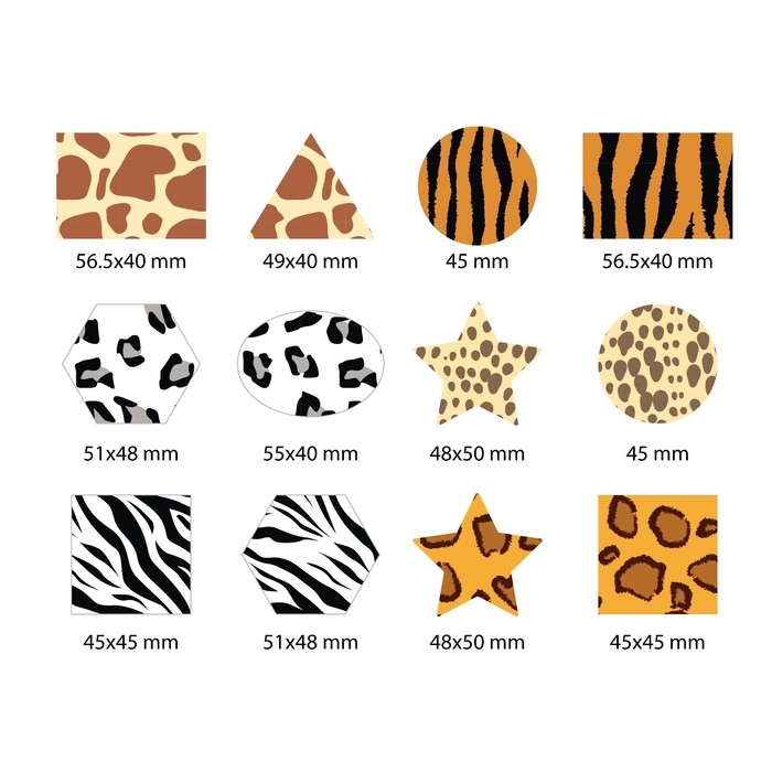 Игра на липучках &laquo;Методика Сегена&raquo;, набор №4, из фетра