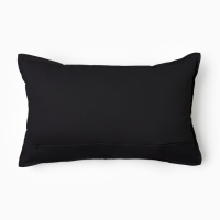 Подушка Этель, 30х50+1 см, чёрный, 100% хлопок Подушка Этель, 30х50+1 см, чёрный, 100% хлопок