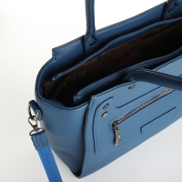 Сумка женская тоут, на молнии, цвет синий Сумка женская тоут, на молнии, цвет синий