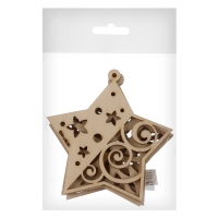 Заготовки для творчества на новый год &laquo;Звёздочки&raquo;