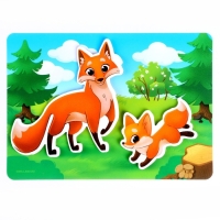 Развивающая игра на липучках &laquo;&lrm;Изучаем животных. Мамы и малыши&raquo;&lrm;