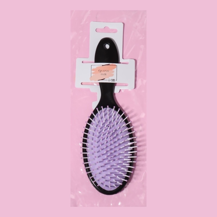 Расчёска массажная, 7 &times; 21,5 см, цвет МИКС