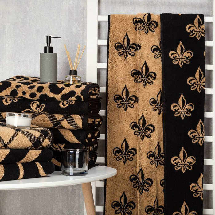 Полотенце махровое Этель «Королевские лилии» 70х130 см, 420 гр/м2, 100% хлопок Полотенце махровое Этель «Королевские лилии» 70х130 см, 420 гр/м2, 100% хлопок