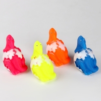 Мяч детский резиновый ёжка световой &laquo;Динозаврик&raquo;, цвета МИКС , в шоубоксе