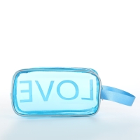 Косметичка на молнии, цвет голубой Косметичка на молнии, цвет голубой