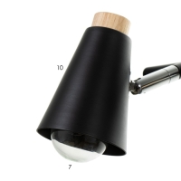 Спот "Конус" 3х40Вт Е27 черный 50х17х17 см Спот "Конус" 3х40Вт Е27 черный 50х17х17 см