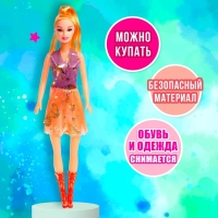 Кукла-модель «Анна» в платье, МИКС Кукла-модель «Анна» в платье, МИКС