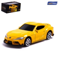 Машина металлическая TOYOTA SUPRA, 1:64, цвет жёлтый Машина металлическая TOYOTA SUPRA, 1:64, цвет жёлтый