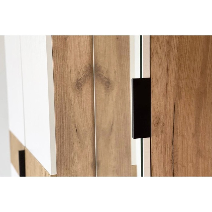 Прихожая "Бери" 800х350х1826, Дуб крафт золотой/Белое дерево