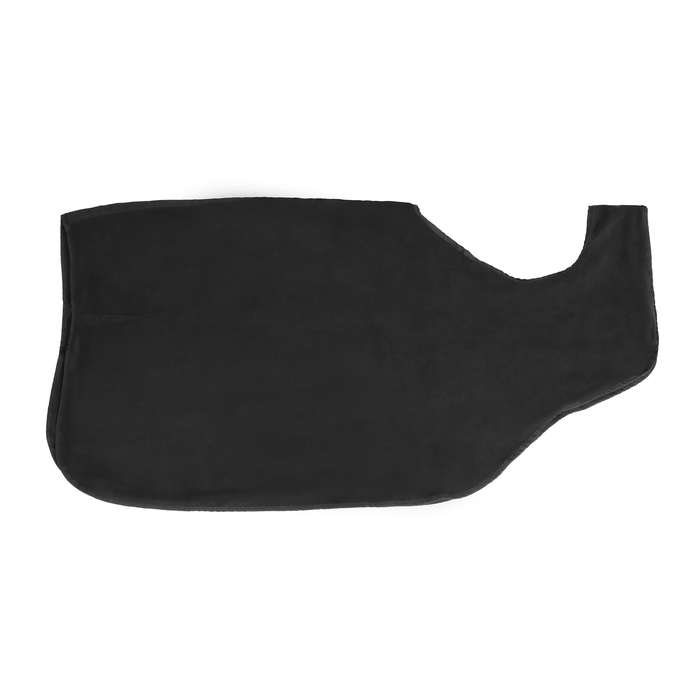 Полупопона флисовая 280 гр/м2, черный, 155 см Полупопона флисовая 280 гр/м2, черный, 155 см