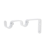 Кронштейн для карниза D20 двухрядный 8/15 см, белый Кронштейн для карниза D20 двухрядный 8/15 см, белый