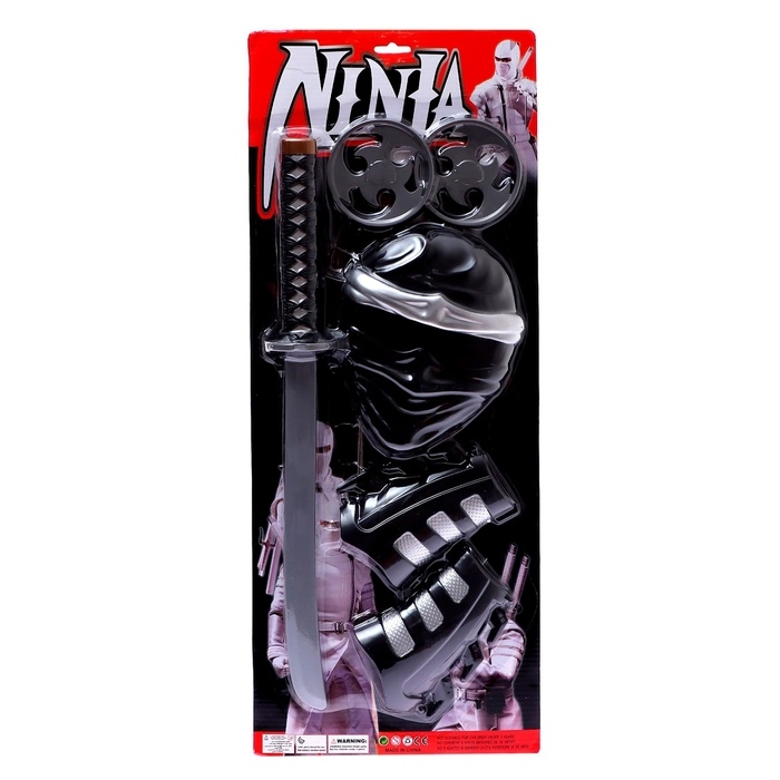 Набор ниндзя &laquo;Мастер самурай&raquo;, 6 предметов