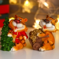 Копилка полистоун "Тигр с тележкой" МИКС 10,5х7х8 см Копилка полистоун "Тигр с тележкой" МИКС 10,5х7х8 см