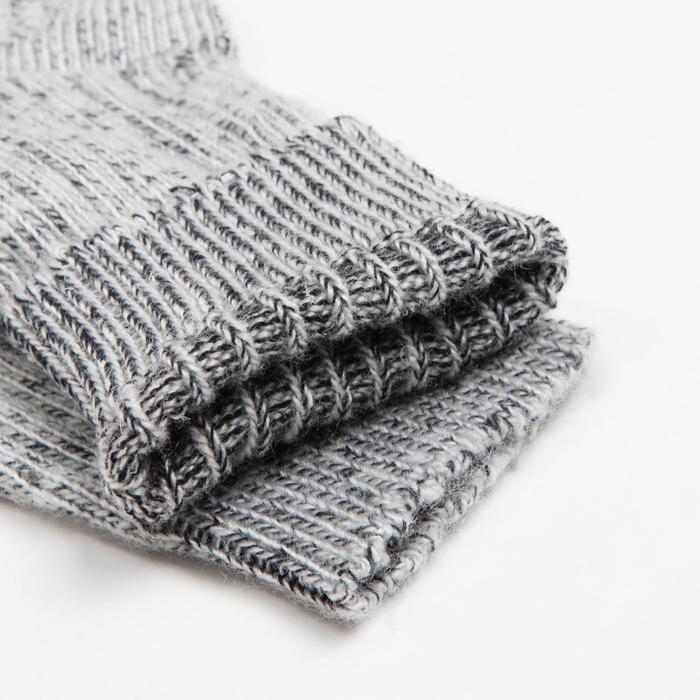 Носки шерстяные &laquo;Рубчик&raquo; цвет серый, размер 25