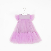 Платье детское с пышной юбкой KAFTAN, рост 110-116, лиловый