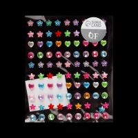 Стразы для декора ногтей, на клеевой основе, разноцветные Стразы для декора ногтей, на клеевой основе, разноцветные