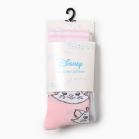 Колготки детские &laquo;Мари&raquo;, Коты аристократы, рост 104-110 см, цвет белый/розовый