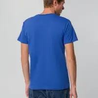 Футболка унисекс T-bolka 140, ярко-синяя, размер XXXL