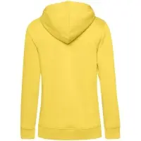 Толстовка с капюшоном женская BNC Inspire (Organic), желтая, размер XS