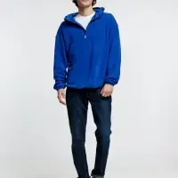 Анорак флисовый унисекс Fliska, ярко-синий, размер M/L