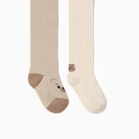 Набор колготок Крошка Я Bear, рост 98-104 см, коричневый/молочный Набор колготок Крошка Я Bear, рост 98-104 см, коричневый/молочный