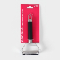 Овощерезка Доляна Venus, 21 см, нержавеющая сталь, цвет чёрный Овощерезка Доляна Venus, 21 см, нержавеющая сталь, цвет чёрный