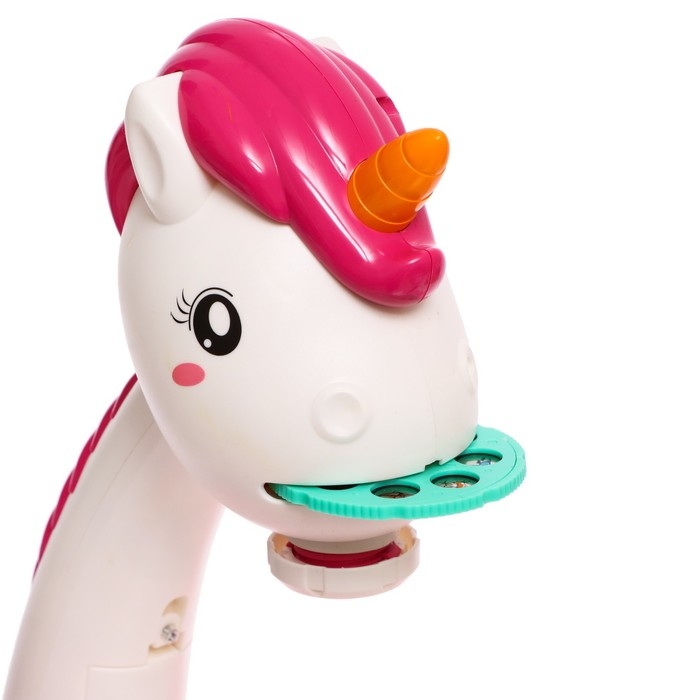 Проектор-столик &laquo;Единорог&raquo;, свет, звук, цвет розовый