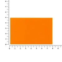 Лейбл из ПВХ Dzeta, ХL, оранжевый неон Лейбл из ПВХ Dzeta, ХL, оранжевый неон