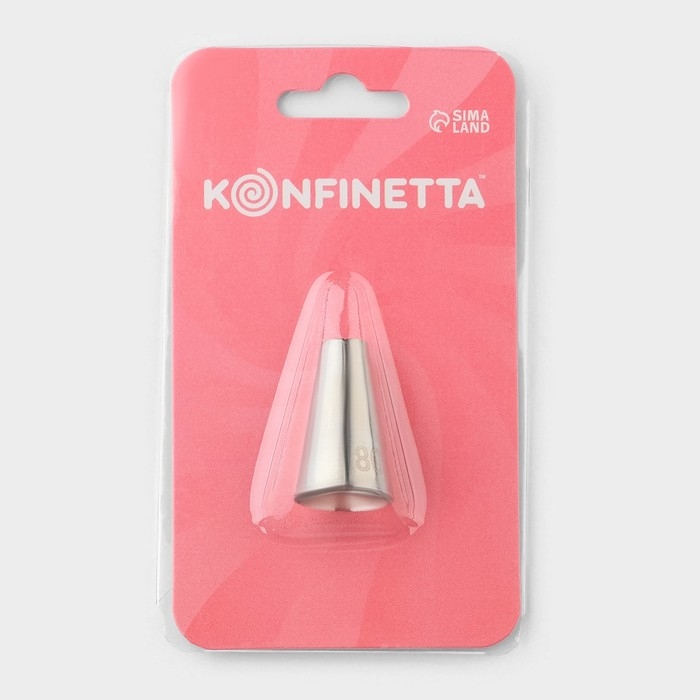 Насадка кондитерская KONFINETTA, d=1,8 см, № 80 Насадка кондитерская KONFINETTA, d=1,8 см, № 80