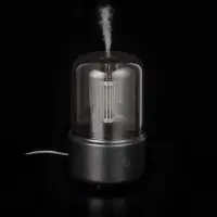 Увлажнитель-ароматизатор с подсветкой mistFlicker, черный