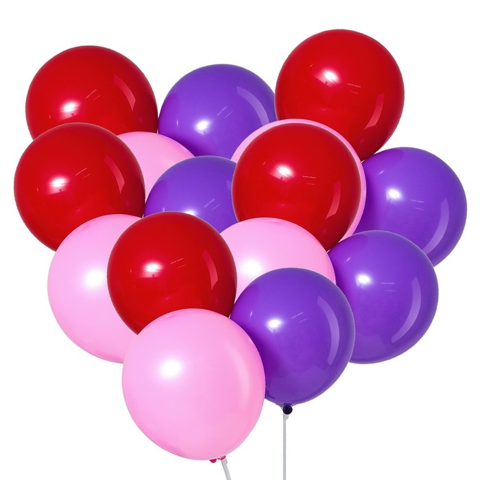 Шар латексный 10", пастель, набор 100 шт., цвета МИКС