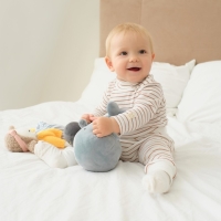 Ползунки-штанишки Крошка Я, BASIC LINE, рост 62-68 см, полоска бежевая Ползунки-штанишки Крошка Я, BASIC LINE, рост 62-68 см, полоска бежевая