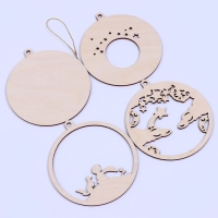 Заготовки для творчества. Деревянная ёлочная подвеска &laquo;Новый год! Маленький мечтатель&raquo;