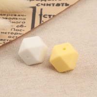 Набор бусин для макраме &laquo;Шестиугольник&raquo;, d = 17 мм, силикон, 10 шт