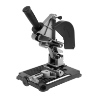 Стойка для УШМ ТУНДРА, d=100-125 мм, угловые тиски 45&deg;, платформа из чугуна